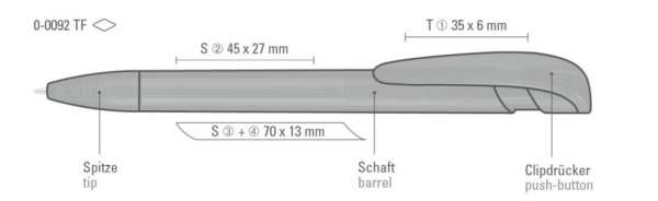 Uma Druckkugelschreiber Yes Frozen