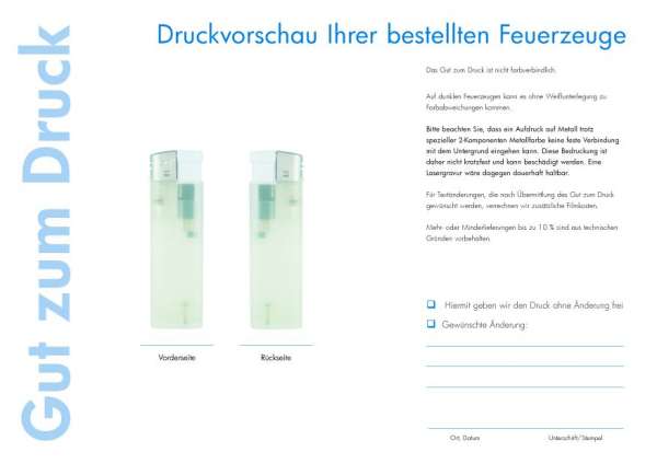 GO Frosty Piezo Feuerzeug