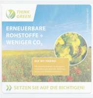 POLYCLEAN rPET Displaytuch 18x18 cm im Pergaminbeutel, All-Inclusive-Paket 