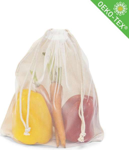 Zugbeutel COLOMBO mit Kordelzug-Henkeln, BIO