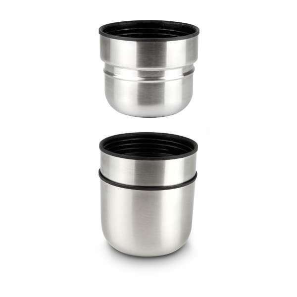 Isolierkanne Cup in Cup – mit 2 Deckeln