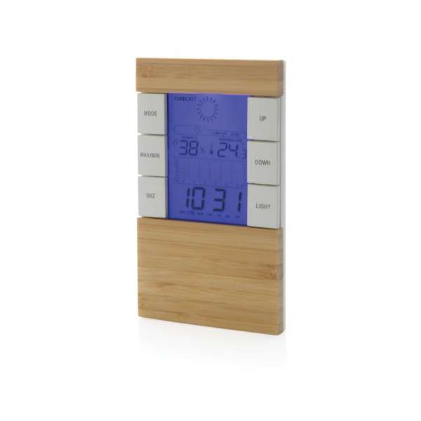 Utah Wetterstation aus RCS rKunststoff &amp; FSC®Bambus