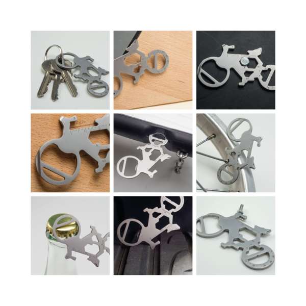 ROMINOX® Key Tool Bicycle 19 functions
