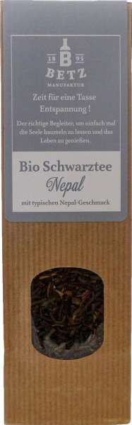 BIO Schwarztee &quot;Golden Nepal&quot;, 35 g in Präsentkartonage