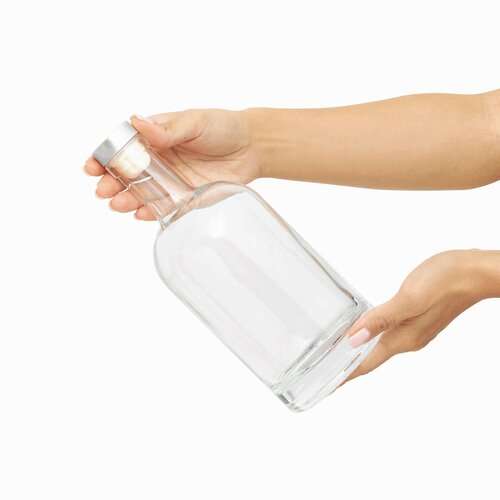 PEARLY - Glas-Trinkflasche