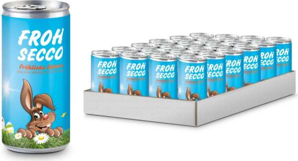 Frohsecco Ostern - 24 x Promo Secco 0,2 l Slimline