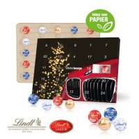 Tisch-Adventskalender Lindt "Gourmet Edition", Inlay aus Papier