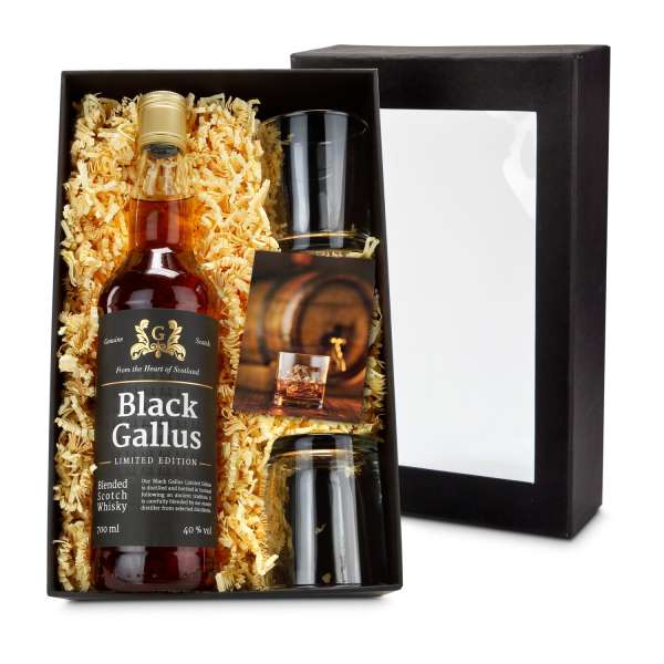 Präsentset Black Gallus Whisky