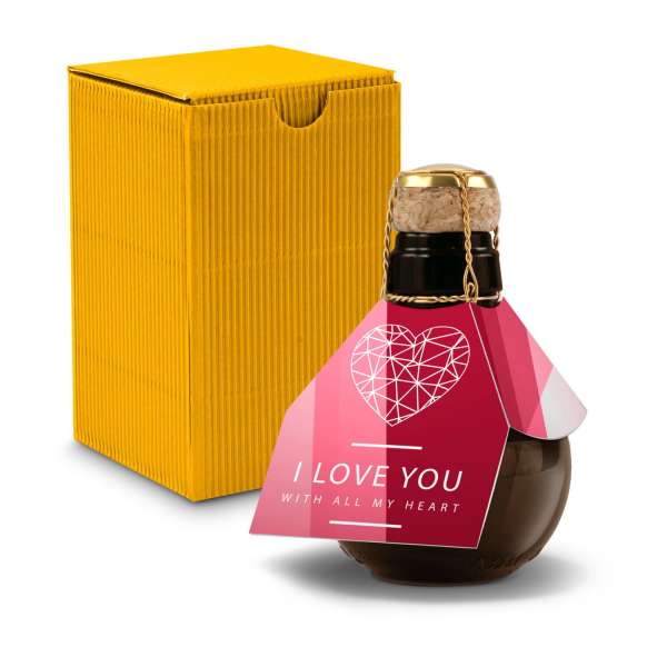 Kleinste Sektflasche der Welt! I love u