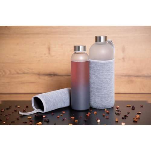 Glasflasche mit Hülle "Iced" 0,45 l