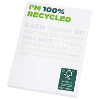 Desk-Mate® A7 recycelter Notizblock, 25 Blatt