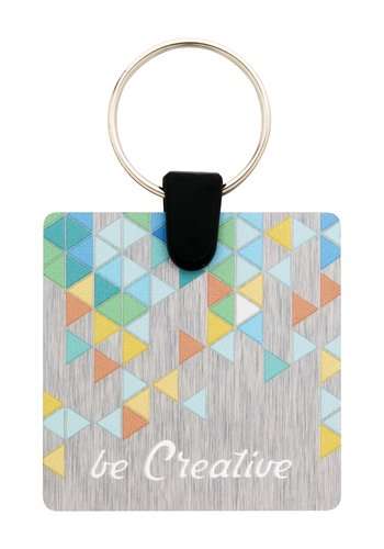 Aluudy C Schlüsselanhänger (quadratisch)