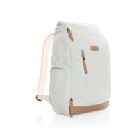 Vorschau: Impact AWARE™ 16 oz. r recyceltem canvas 15" Laptop-Rucksack Vorschau: Impact AWARE™ 16 oz. r recyceltem canvas 15" Laptop-Rucksack