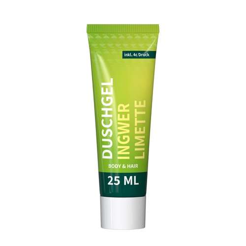 25 ml Tube - Duschgel Ingwer-Limette