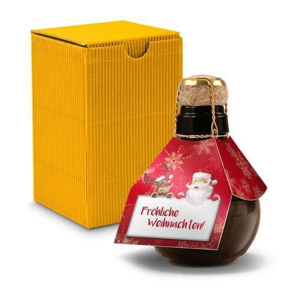 Kleinste Sektflasche der Welt! Fröhliche Weihnachten