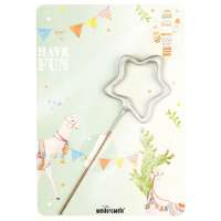 Vorschau: Wondercandle Mini mit Wondercard - Stern, gold Vorschau: Wondercandle Mini mit Wondercard - Stern, gold