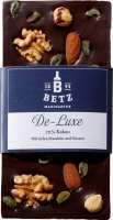 Schokolade "De-Luxe" zartbitter 100 g, handgeschöpft