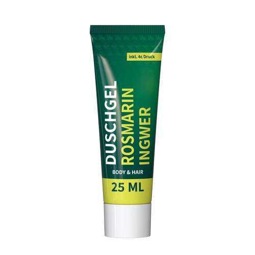 25 ml Tube - Duschgel Rosmarin-Ingwer