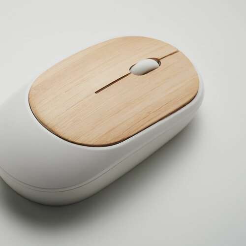 CURVY BAM Optische Mouse Bambus