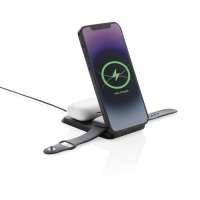 Vorschau: Swiss Peak 15W 3-in-1 magnetischer Wireles Charger aus rPU Vorschau: Swiss Peak 15W 3-in-1 magnetischer Wireles Charger aus rPU