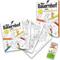Malbuch Set Bauernhof
