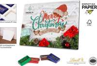 Lindt Adventskalender "Naps" Eco 120g mit 4c Druck