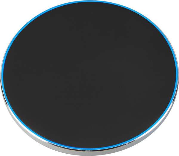 Wireless Charger 10 Watt mit Aluminiumschale, beleuchtet mit Geschenkbox