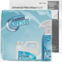 Universal-Microfasertuch 30x30 cm, All-Inclusive-Paket, mit individueller Einlegekarte