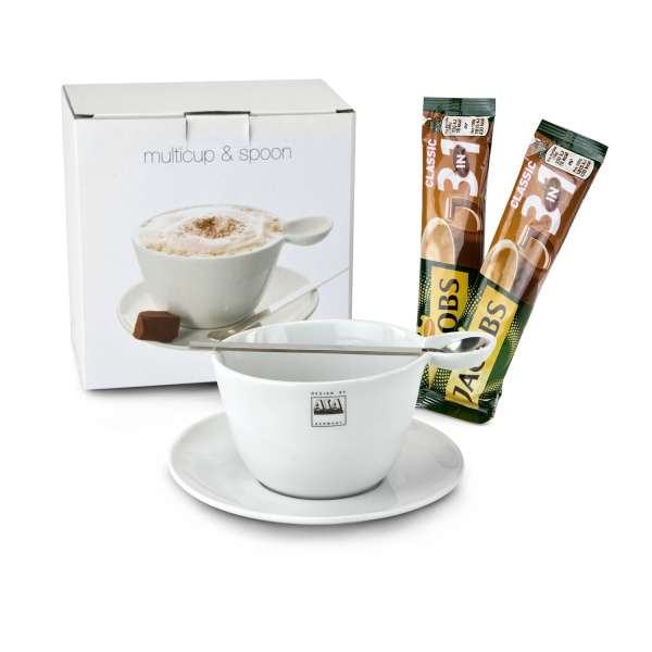 Präsentset: Multicup Schwarz-Weiß