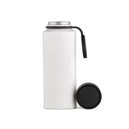 Ural Trinkflasche recy.Edelstahl, 820 ml. 360° Push-Verschluss