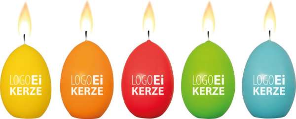 LogoEi Kerze bunt