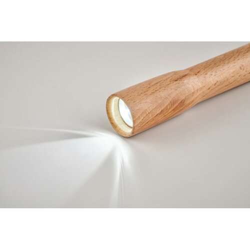 TELES COB Taschenlampe aus Holz