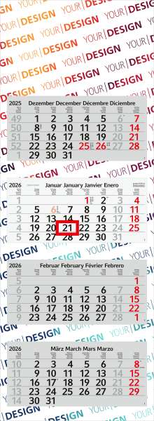 Wandkalender Profil 4 Recycling