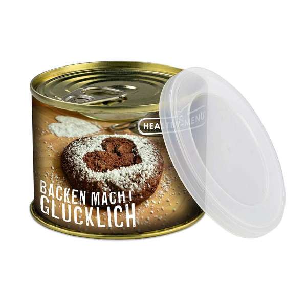 Backförmchen-Konserve - Katze + Maus + Herz