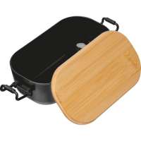 Vorschau: Lunchbox mit Bambusdeckel und Bügelverschluss Vorschau: Lunchbox mit Bambusdeckel und Bügelverschluss