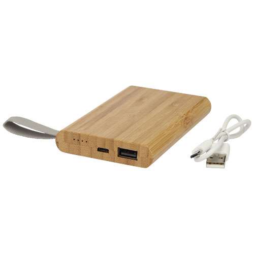Tulda 5000 mAh Powerbank aus Bambus