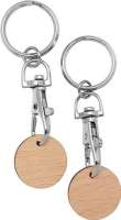 Chip beige, Karabiner silber