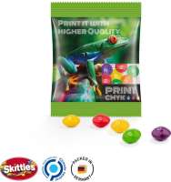 Minitüte, 84x70mm Folie, transparent Skittles Fruits Kaubonbons