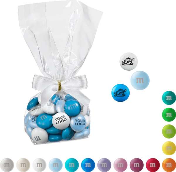 Personalisierte M&amp;M&#039;S® im Tütchen mit Schleife, 40 g