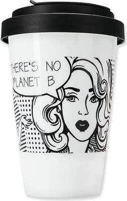 Porzellanbecher Coffee2Go, 13 cm