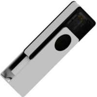 Klio-Eterna Twista transparent MPc USB 2.0 USB-Speicher mit drehbarem Schutzbügel