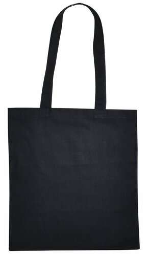 Bio-Baumwolltasche mit langen Henkeln, 135 gr/m²