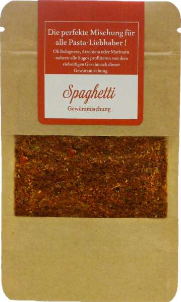 Spaghetti Gewürzmischung in Mailingtüte, 5 g