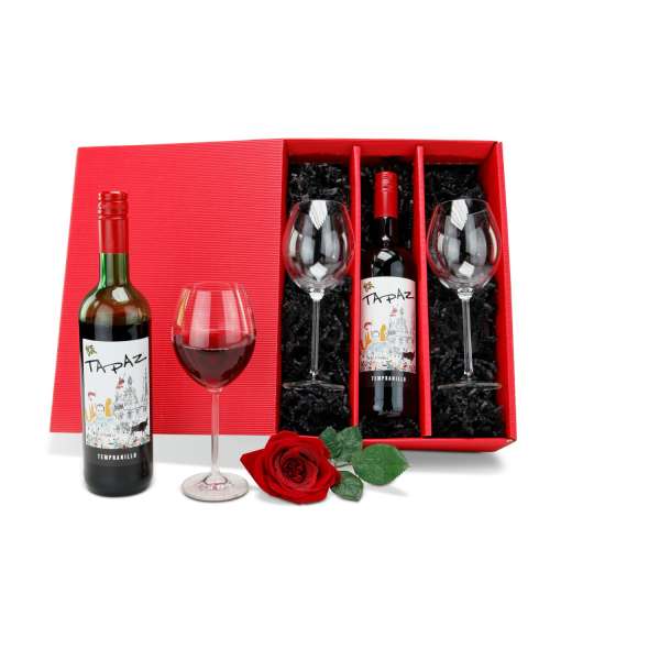 Präsentset Rotwein für Zwei