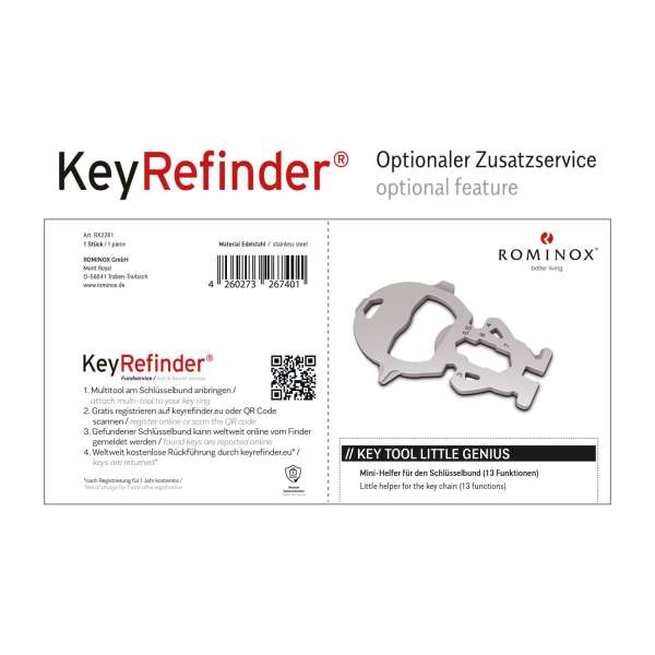 ROMINOX® Key Tool Little Genius 13 Funktionen (Arbeiter)