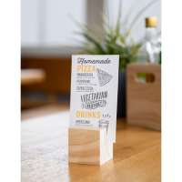 Vorschau: Holzmenükartenhalter "Cube" Vorschau: Holzmenükartenhalter "Cube"