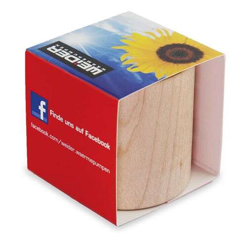 Pflanz-Holz rund mit Samen