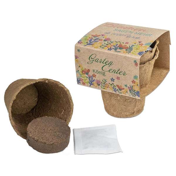 Anzucht-Set mit Samen - Gartenkresse