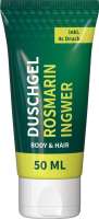 Duschgel Rosmarin-Ingwer, 50 ml Tube