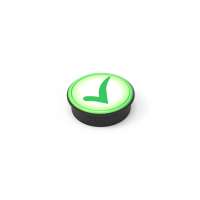 Whiteboard Magnet Black, 38 mm